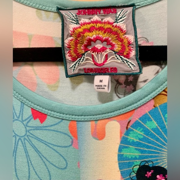 Johnny Was Kingyo Sleeveless Dress – Geisha Print – Size M - Picture 7 of 11